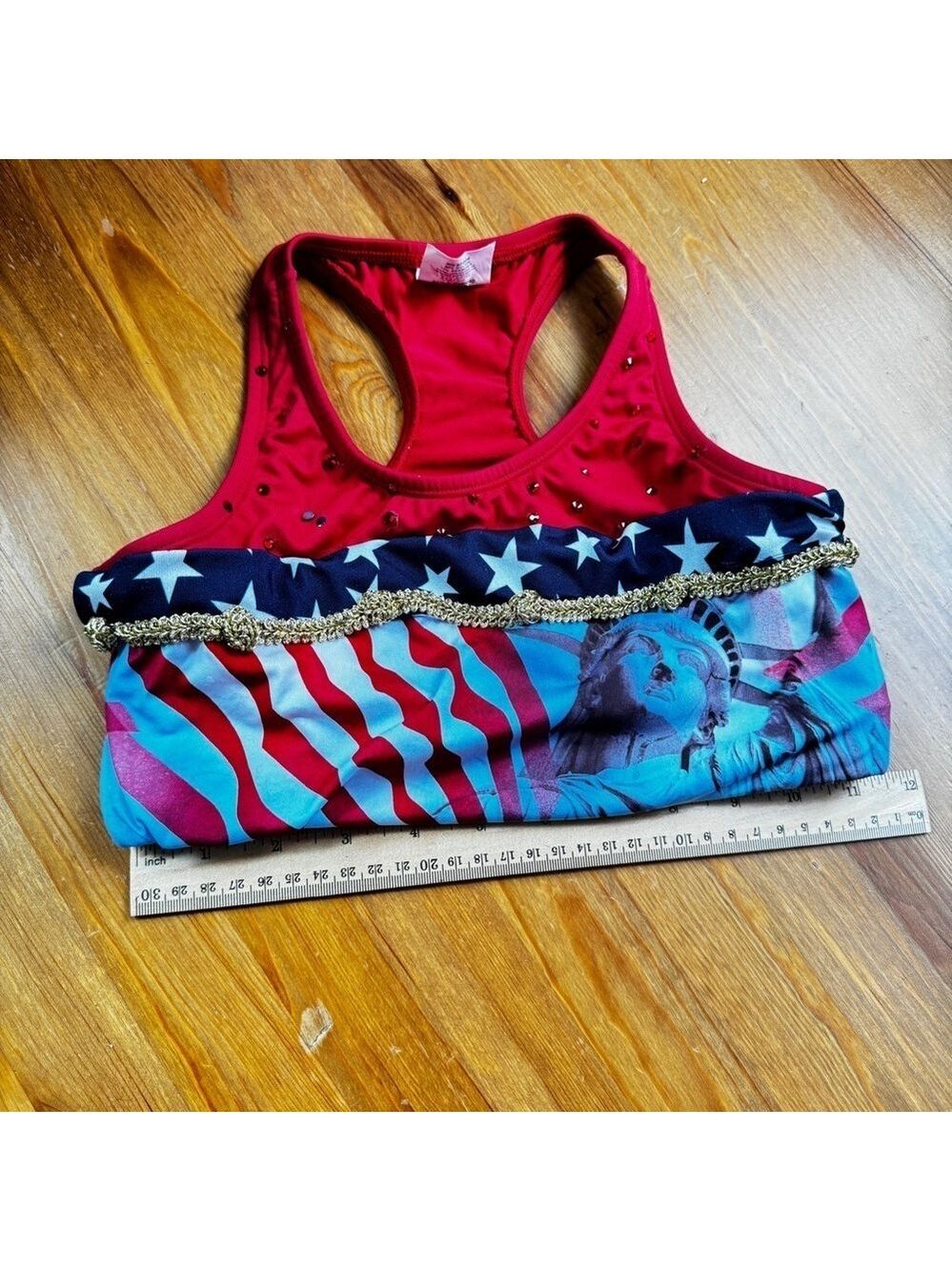 Statue of Liberty sports bra shirt